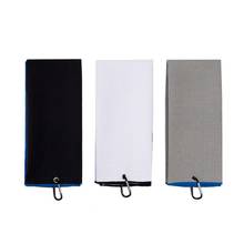 42*64cm Golf Towel with Hook Microfiber Deep Waffle Weave Quick Drying for Cleaning Clubs Irons Drivers With Carabiner 2024 - buy cheap