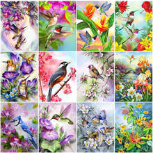 EverShine hummingbird Diamond Painting Full square Cross stitch Diamond embroidery Animals Bead Picture Kits 2024 - buy cheap