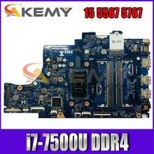 BAL21 LA-D802P MB FOR DELL Inspiron 15 5567 5767 Laptop motherboard CN-081YW5 081YW5 With SR2ZV i7-7500U DDR4 100% Fully Tested 2024 - buy cheap