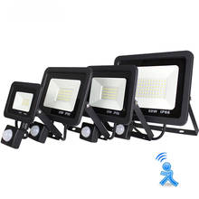 ETONTECK Led Flood Light Outdoor Spotlight Motion Sensor Floodlight 10W 30W 50W Wall Lamp Reflector IP66 Waterproof 2024 - buy cheap