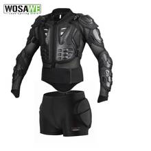 WOSAWE Snowboard Jacket Men Full Body Armor Jacket Back Chest Shoullder Elbow Protection Motocross Racing Protective Gear 2024 - buy cheap