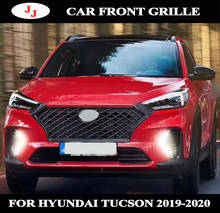 For Hyundai Tucson 2019 2020 FRONT RACING GRILLE FUSION GRILL MASK COVER GRILLS FIT FOR FUSION MONDEO BLACK SILVER CAR STYLING 2024 - buy cheap