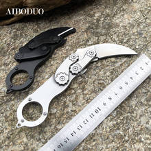 CS GO Folding Claw Knife 440C Blade Karambit Survival Tactical Hunting Pocket Knives Camping Outdoor Utility Knife EDC Tools OEM 2024 - buy cheap