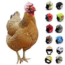 Chicken Helmet Small Pet Hard Hat Bird Duck Quail Hat Headgear Pet Chicken Helmet Birds Head Helmet Pet Supplies 1 Pcs 2024 - buy cheap