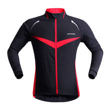 WOSAWE-chaquetas de ciclismo para hombre, abrigo térmico de lana a prueba de viento para esquiar, montar en bicicleta de montaña, ropa de invierno 2024 - compra barato