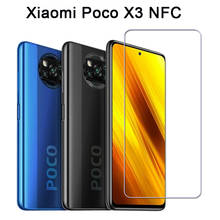 Poco X3 стекло для Xiaomi Poco X3 NFC защита экрана 9H Взрывозащищенная ЖК-Пленка премиум-класса для Poko X3 NFC закаленное стекло 2024 - купить недорого