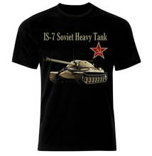 IS 7 Tank Panzer Armure WW2 Army War Russia USSR Men T-Shirt Short  Casual  O-Neck  mens t shirts 2024 - buy cheap