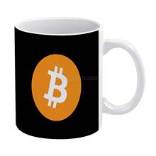 Taza blanca de Bitcoin BTC Cryptocurrency, tazas de cerámica divertidas de 11oz para café, té y leche, Bitcoin Btc Token Crypto Currency Cryptocurrency Bl 2024 - compra barato