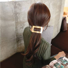 metal hair clip square hair pins tiara women hair accessories jewelry barrette 2024 - buy cheap
