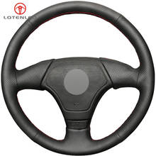 LQTENLEO Black Artificial Leather Steering Wheel Cover for BMW 3 Series E36 E46 1995-2000 5 Series E39 1995-1999 E31 1995-1997 2024 - buy cheap