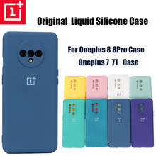 Оригинальный силиконовый чехол для OnePlus 7/7T/8 Pro, 6T, 6 2024 - купить недорого