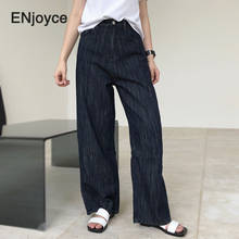 Verão do vintage de cintura alta perna larga calças jeans mulheres streetwear coreano denim solto legging calças carga feminina streetwear 2024 - compre barato