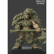 Unassambled  60mm ancient fantasy woman warrior  Resin figure miniature model kits Unpainted 2024 - buy cheap