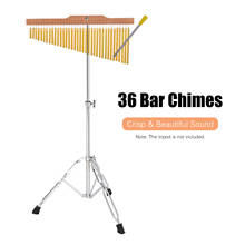 36 Bar Chimes Gold Aluminum Alloy Wooden Bar Percussion Instruments Accessories 2024 - buy cheap