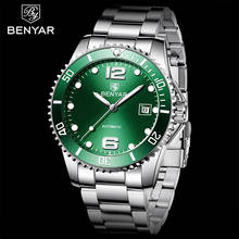 2021 BENYAR Top Brand Men Mechanical Watch Automatic Fashion Luxury Stainless Steel Male Clock 2024 - buy cheap