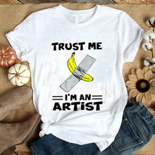 Funny Banana Duct Tape T Shirt Trust Me I'm An Artist Humor Joker Shirt 2024 - buy cheap