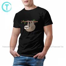 Sloth T Shirt Oversize Mens Funny Cotton Graphic Tee Shirt Short-Sleeve Streetwear T-Shirt Plus Size 4xl 2024 - buy cheap