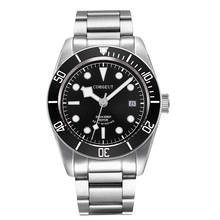 Corgeut 41mm Automatic Mechanical Watch Men Miyota Movement Luxury Luminous Waterproof Calendar Black Dial Diver Wristwatch Men 2024 - buy cheap