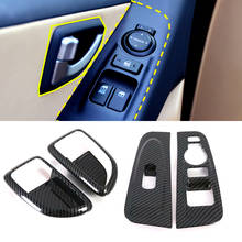 Puertas delanteras de estilo carbono para coche, manija Interior, cuencos y botones de elevación de ventana, embellecedor de cubierta, para Hyundai H-1 i800 H300 Grand Starex 2008-2021 2024 - compra barato