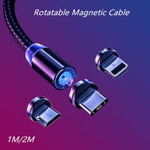 Магнитный кабель Micro USB Type-C для Galaxy S20 + S10 Plus Note 9 8 A70 A60 A80 Huawei P20 P30 P40 Pro + Honor 30 V10 V20 V30 Pro 2024 - купить недорого