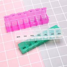 15x3x2.5cm 1Pc 7 Days Weekly Tablet Pill Medicine Box Holder Storage Organizer Container Case Pill Box Splitters HOT! 2024 - buy cheap