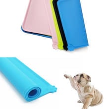 Pet Silicone Placemat Waterproof Pet Food Mat Non-Skid Animal Feeding Pad Washable Food Cover Mat Durable Silicone Pet Mat 2024 - buy cheap