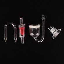 Functional Aquarium Co2 Diffuser Kit Check Valve U Shape Glass Tube Suction Cup For Carbon Dioxide Generator 4mm Inside Dia Tube 2024 - buy cheap