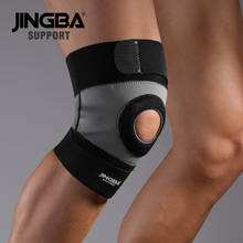 Jingba-joelheira bloqueadora, ajustável, protetor de joelho, para vôlei, basquete, joelheira 2024 - compre barato