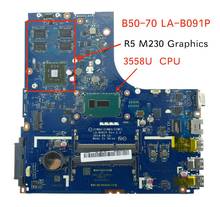 100% Tested Laptop motherboard for Lenovo B50-70 ZIWB2/ZIWB3/ZIWE1 LA-B091P SR1E8 3558U 2024 - buy cheap