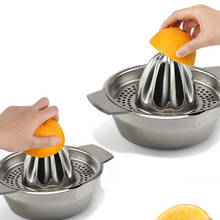 Stainless Steel Portable Lemon Orange Manual Fruit Juicer Kitchen Accessories Tool Citrus 100% Raw Hand Juicer 2024 - buy cheap