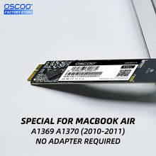 OSCOO-disco duro interno para Apple Mac Book Air, unidad de estado sólido Original de 1TB, 512GB, 256GB, 128GB, SSD, A1369, A1370, 2010-2011 2024 - compra barato