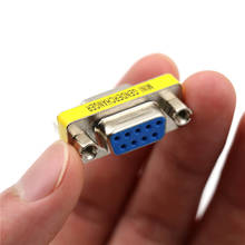 1 шт. 9 Pin RS-232 DB9 Женский серийный кабель адаптер для смены пола оптовая продажа 2024 - купить недорого