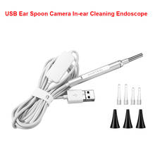 Medical USB OTG Endoscope Camera 4.3mm lens Mini Ear Nose Otoscope Soft Cable Borescope Inspection Camera MAC PC Android cam 2024 - buy cheap