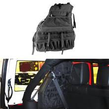 Roll Bar Storage Bag Cage for 2007~2019 Jeep Wrangler Jk Rubicon 4-Door with Multi-Pockets & Organizers & Cargo Bag Saddlebag To 2024 - buy cheap