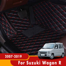 Custom Carpets For Suzuki Wagon R 2019 2018 2017 2016 2015 2014 2013 2012 2011 2010 2009 2008 2007 Leather Car Floor Mats Cover 2024 - buy cheap