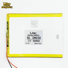 3.7V,5000mAH (polymer lithium ion battery) Li-ion battery for tablet pc 7 inch 8 inch 9inch 2990150 2024 - buy cheap