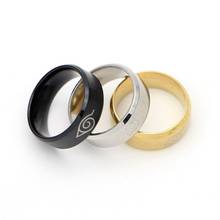Мужское блестящее кольцо из нержавеющей стали, кольцо 36Л с металлическим узором ниндзя в стиле аниме, вечерняя бижутерия, размер 6-13 2024 - купить недорого