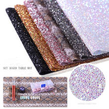 Foldable Nail Art Manicure Table Mat Glitter Sequin Nail Pads Hand Holder for Nail Art Salon Table Decoration 2024 - buy cheap