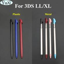 Yuki caneta stylus de tela de toque, de metal/plástico para nintendo 3ds xl ll acessórios de jogo para n3ds xl ll 2024 - compre barato