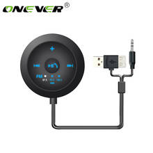 Onever-receptor de áudio automotivo sem fio, 3.5mm, bluetooth, adaptador handsfree, kit a2dp streaming, kit para carro, estéreo 2024 - compre barato