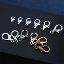50pcs/lot Gold Alloy Lobster Clasp Hooks For DIY Jewelry Making Accessory Necklace Bracelet Chain Fashion Jewelry Findings 2024 - buy cheap