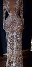 Тюлевая кружевная ткань, вышивка бисером, шнур кружева JIANXI.C-12334, для вечернего платья 2024 - купить недорого