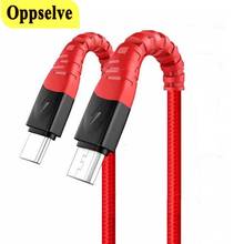 Oppselve-Cable Micro USB tipo C para móvil, Cable de carga rápida 2.4A para Samsung, Xiaomi, Android, 2m 2024 - compra barato