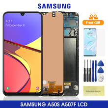 6,4 ''A50S Lcd для Samsung Galaxy A50S LCD дисплей сенсорный экран дигитайзер сборка Замена для Samsung A507 Lcds 2024 - купить недорого