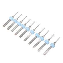 10pcs 1mm Tungsten Steel End Mill 3.175mm Shank Drill Bits Woodworking Engraving Cutter Tool CNC PCB Bit 2024 - buy cheap