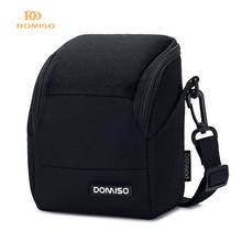 Domiso модная водонепроницаемая сумка через плечо для камеры Canon/Sony/Nikon DSLR камера Чехол достаточно места для мини-Фото Сумка 2024 - купить недорого