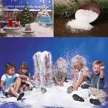 1 шт., искусственные снежинки, поддельные Волшебные снежные праздничные вечерние украшения для рождества, свадьбы, искусственные снежные игрушки для детей 2024 - купить недорого