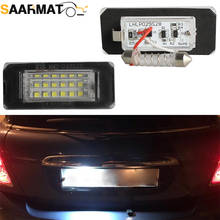 Lâmpada led de luz de número da licença, sem erro, 2 peças, para bmw mini cooper r56 r57 r58 r59 2006 - 2012 2024 - compre barato