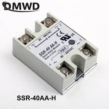 1pcs Free shipping solid state relay SSR-40AA-H 40A  80-250V AC TO 90-480V AC SSR 40AA H relay solid state Resistance Regulator 2024 - buy cheap