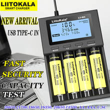 Зарядное устройство liitokala M4 18650, зарядное устройство usb в 26650, 21700, AAA, 18350, 14500 2024 - купить недорого